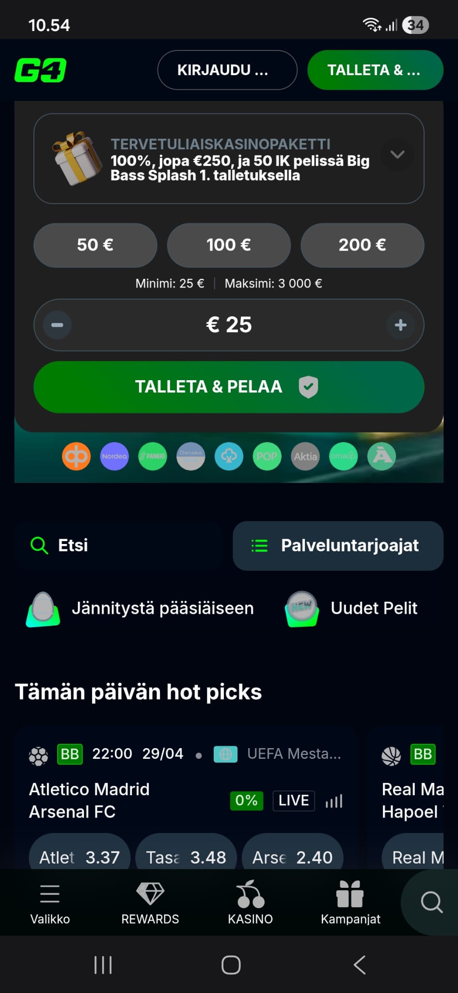 Sivusto on synkkää katseltavaa